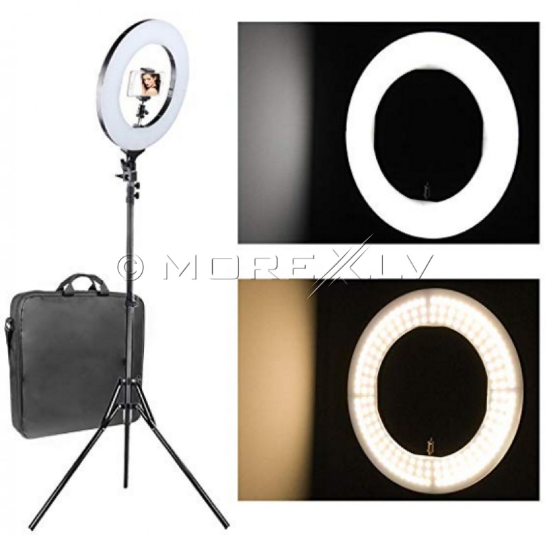 Gredzenveida LED lampa 55 W LED + Statīvs (foto_04437)