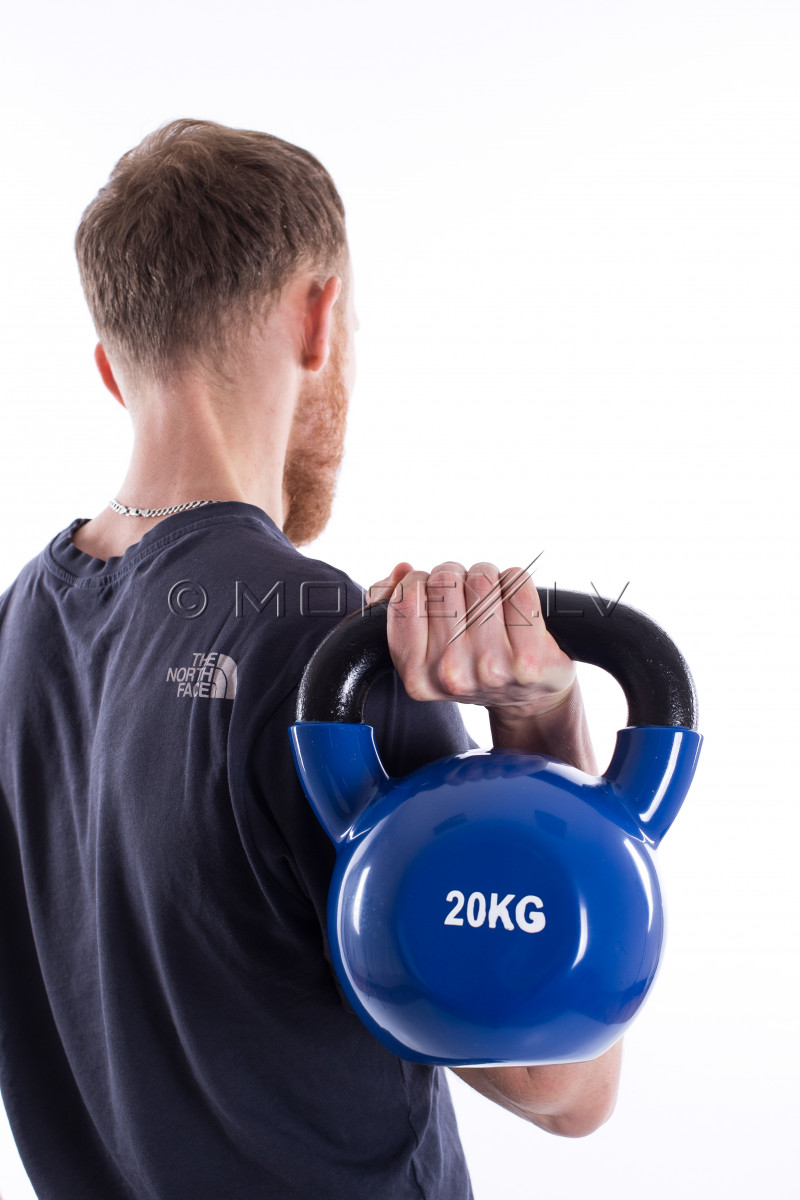 Metal Kettlebell With Vinyl Coating 20 kg