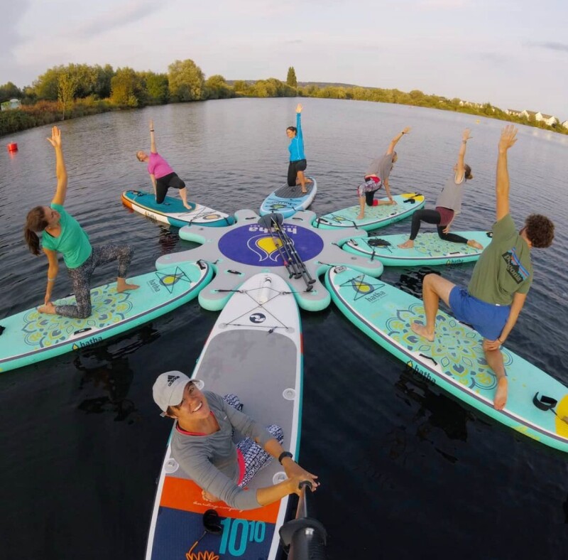 Док-станция для SUP досок, Aqua Marina YOGA DOCK Ø 290 см BT-23YD