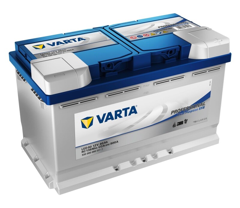 Силовой лодочный аккумулятор VARTA Professional LFD90 90Ah (20h)