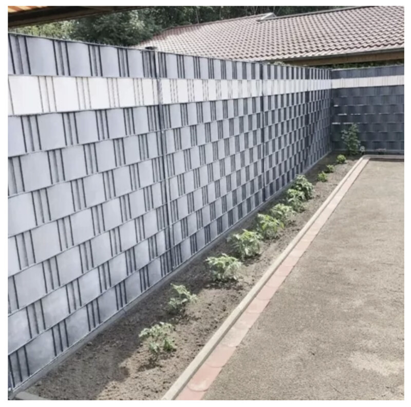 Fencing tape 0,19x35 m 630g/m2, gray