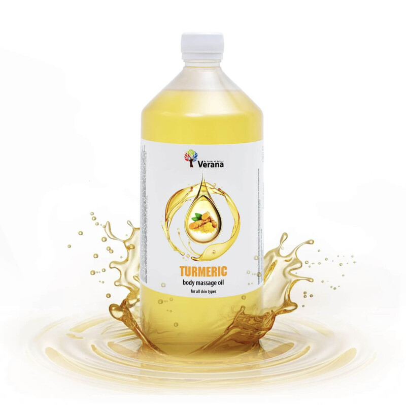 Body massage oil Verana Professional, Turmeric 1 liter