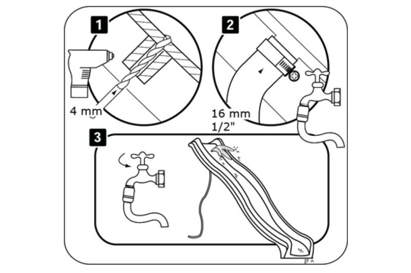 Slidkalniņš КВТ “rocli” 2.87 m, augstums 1.5 m, zaļš
