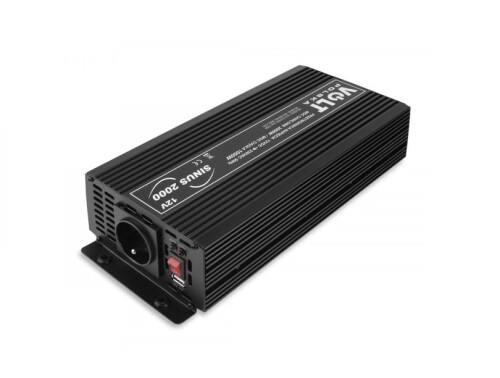 Sprieguma pārveidotājs, invertors 12/230V (1000/2000W)