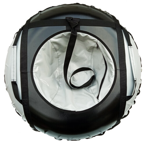 Надувные Санки-Ватрушка “Snow Tube” 95 см, Черно-Серый
