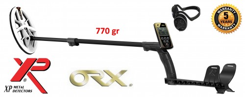ORX metāla detektors ar 24*13 cm HF spoli un austiņām (ORXELLWS)
