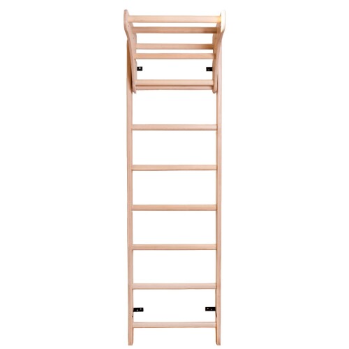 Wooden Swedish ladder RESTPRO® WOOD 230x65 cm with pull-up bar