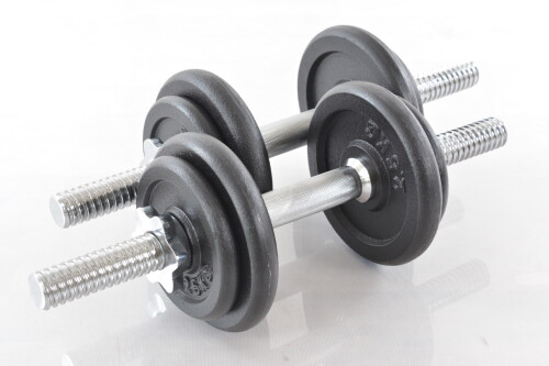 Metal Dumbell Set 2 x 10 kg