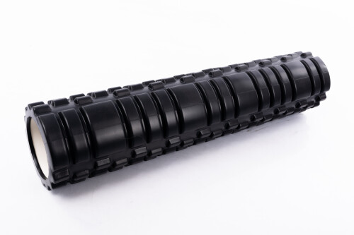 Massage Foam Roller Yoga Roller 14x62cm, must