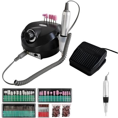 Manicure and Pedicure Drill Apparatus with Accessories, 65W (8857)