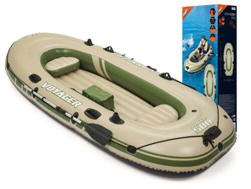 Inflatable rubber boat Bestway Voyager 500 (348х142x46cm) 65001