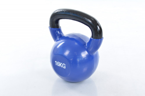 Metal Kettlebell With Vinyl Coating 16 kg