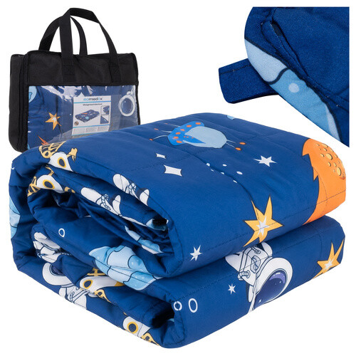 Детское утяжеленное одеяло 4кг 100x150cm спокойный сон