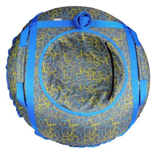 Inflatable Sled “Spider" 95 cm, Blue-Yellow