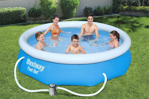 Baseins Bestway Fast Set 305x76 cm Pool Set, ar filtra sūkni (57270)