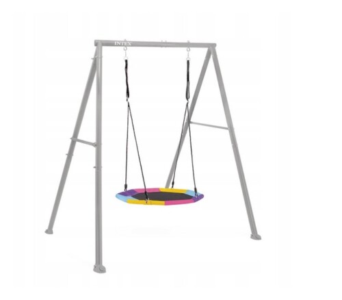 Bērnu rotaļu laukums ar šūpolēm stārķa ligzda Ø 102 cm, Intex 44112