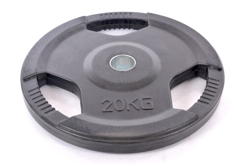 Olimpiskais gumijots svaru disks 20kg (50mm)
