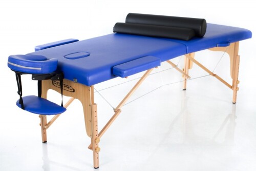 RESTPRO® Classic-2 BLUE массажный стол + массажные валики