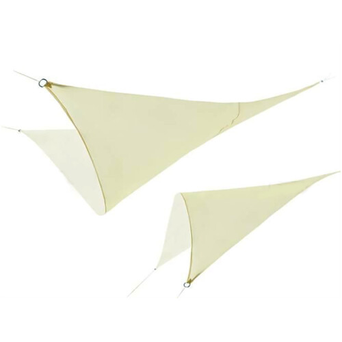 Sun Shade sail 3x3x3m, triangle, beige