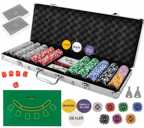 Poker Case 500 Tokens + Suitcase