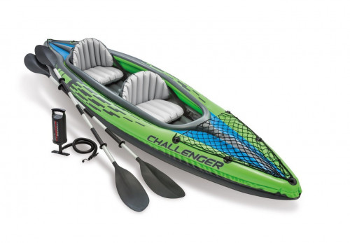 Divvietīgs piepūšams kajaks Intex Challenger K2, 351x76 cm (68306)