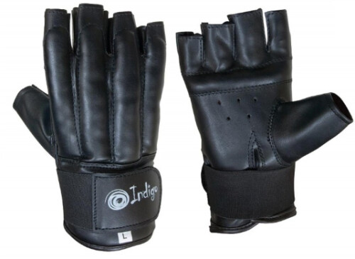 MMA gloves INDIGO PS-859 leather, size M