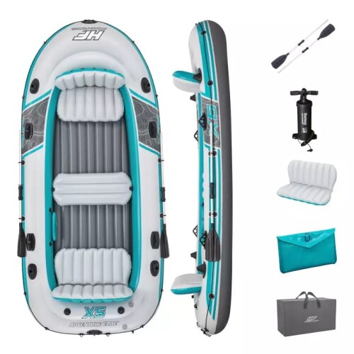 Täispuhutav paat 5-kohaline Bestway Adventure Elite X5 Raft, 364х166x45 cm, 65159