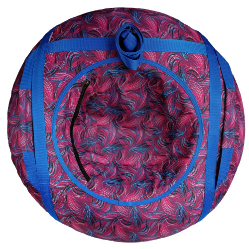 Inflatable Sled “Wind" 95 cm, Blue-Pink