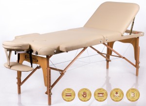 Portable Massage Table RESTPRO® Memory 3 Beige