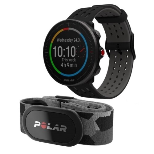 Sporta pulkstenis POLAR VANTAGE M2 BLACK, S/L ar H10 pulsu jostu