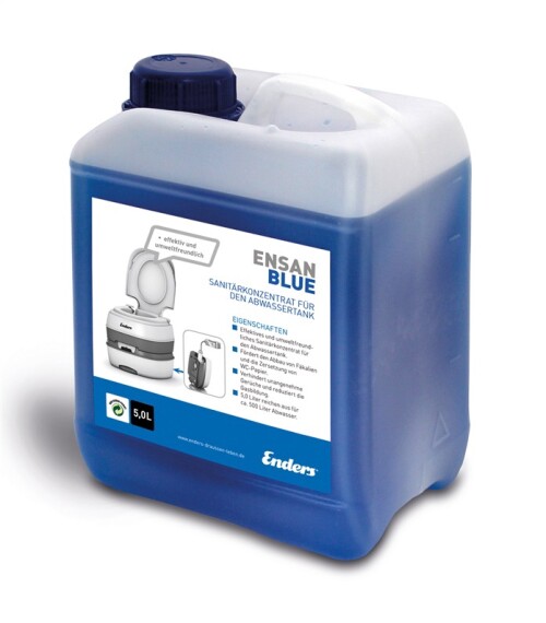 Enders Ensan Blue 5 litre Sanitation liquid for chemical toilets