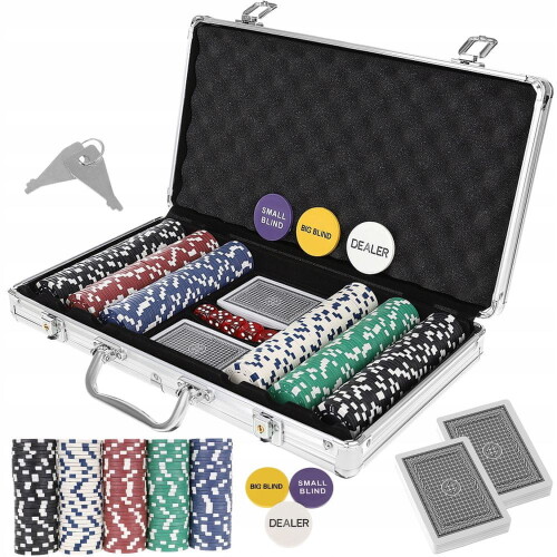 Poker Case 300 Tokens + Suitcase