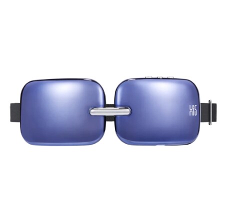 Saliekamās masāžas brilles ar siltuma efektu Hi5 E-10, melnas