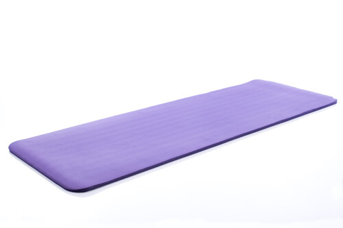 Спортивный коврик для йоги пилатеса аэробики 179х1,5х60 см фиолетовый