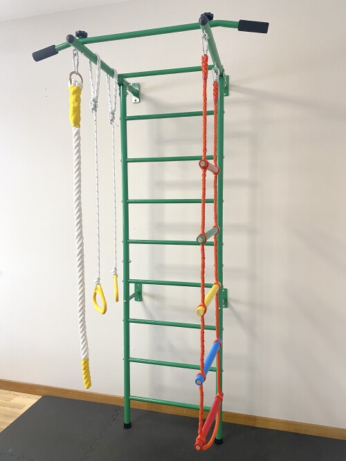 Swedish wall for children XK-029A green 222x108x83cm