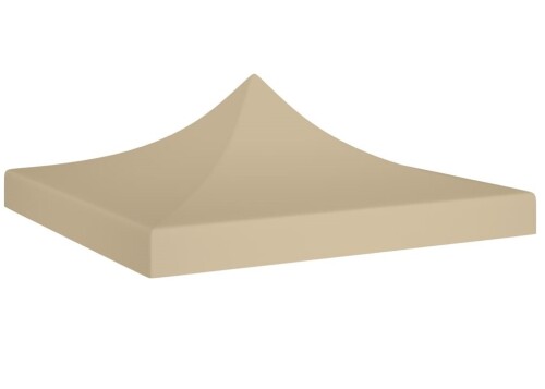Canopy roof cover 2,92 x 2,92 m (beige colour, fabric density 160 g/m2)