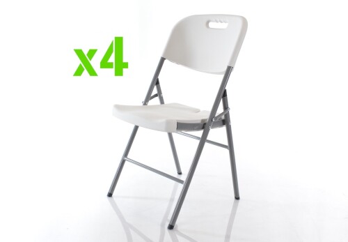 Set of 4 Folding Chairs
