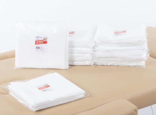 Disposable Waterproof Bed Sheets - 80x180 cm, 100 pack