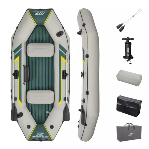 Täispuhutav 3-vooditega Bestway Ranger Elite X3 Raft, 295х130х46 cm, 65160