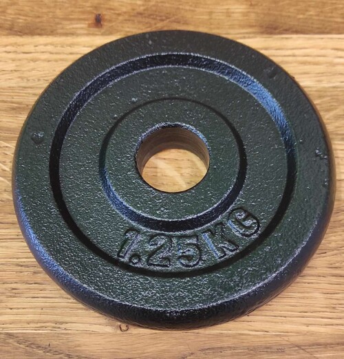 Metāla svaru disks hantelēm un stieņiem 1,25kg (26.5mm)