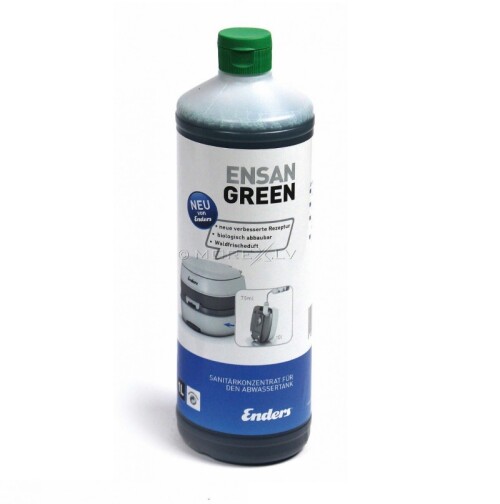 Sanitation liquid concentrate for camping toilets Ensan Green 1 litre