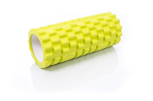 Massage Foam Roller Grid Roller, lime green