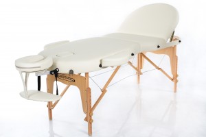 Portable Massage Table RESTPRO® VIP OVAL 3 Cream