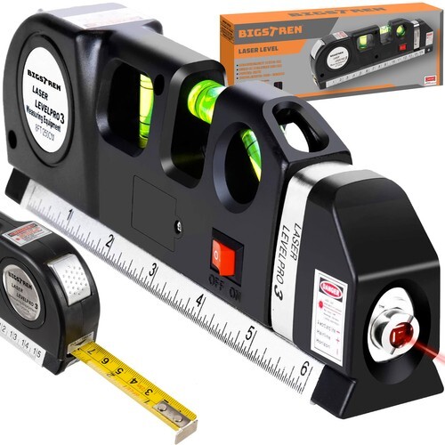 Laser level with measure 250 cm