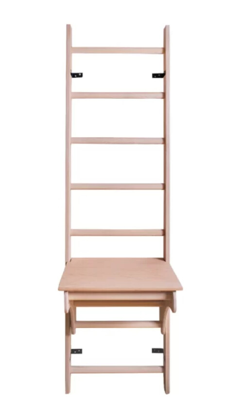 Koka zviedru siena RESTPRO® WOOD 230x65 cm ar galdu