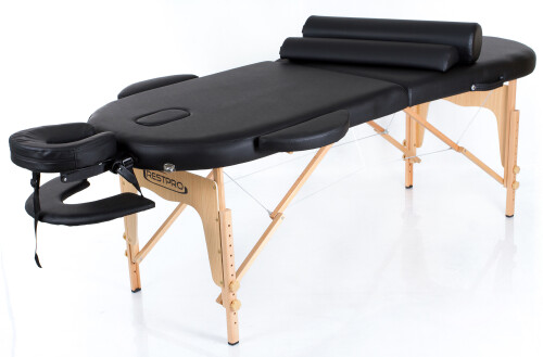 Massage Table + Massage Bolsters RESTPRO® Classic Oval 2 Black