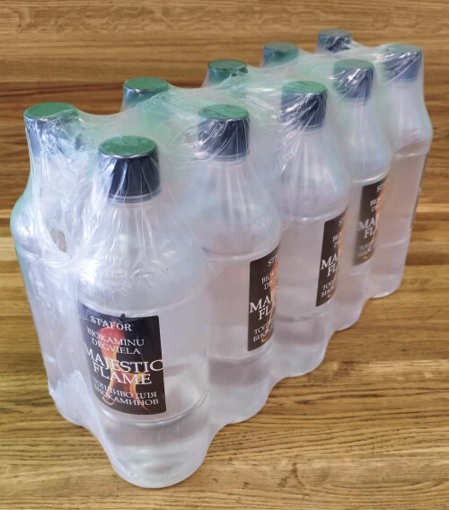 10gb. Biokamīnu degviela Majestic Flame 1L (BioEtanols) komplekts