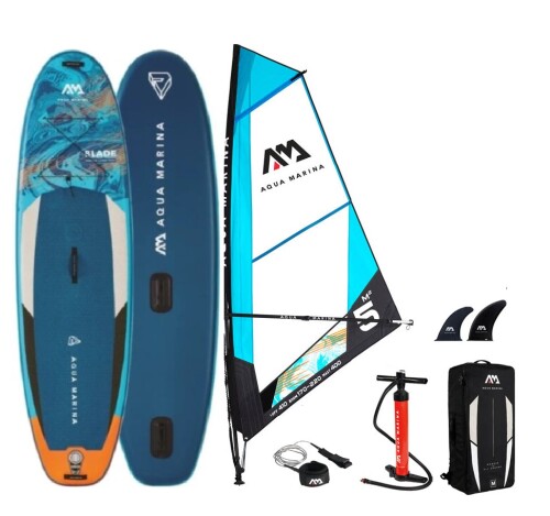 SUP dēlis ar buru Aqua Marina BLADE 5.0 m², 320x84x15 cm BT-22BL