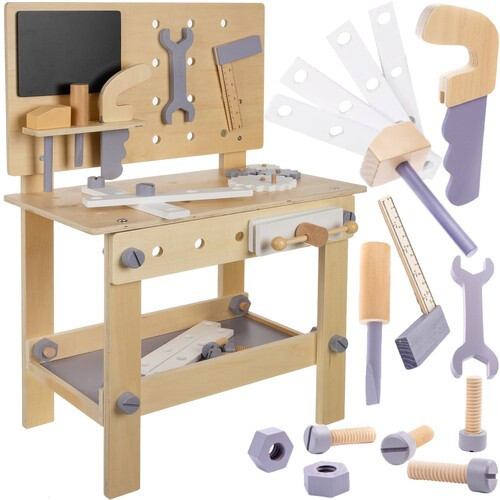 Kids’ Wooden Workshop Set with Tools