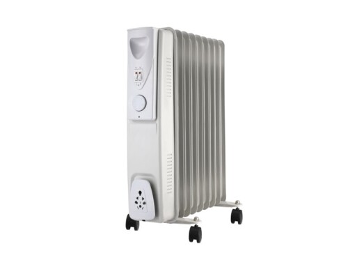 Eļļas radiators 2000W ar termostatu, 9 sekcijas